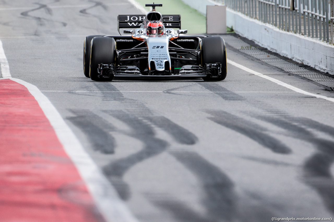 TEST F1 BARCELLONA 28 FEBBRAIO, Esteban Ocon (FRA) Sahara Force India F1 VJM10.
28.02.2017.