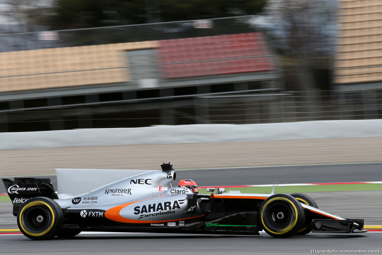 TEST F1 BARCELLONA 28 FEBBRAIO, Esteban Ocon (FRA) Force India F1 
28.02.2017.