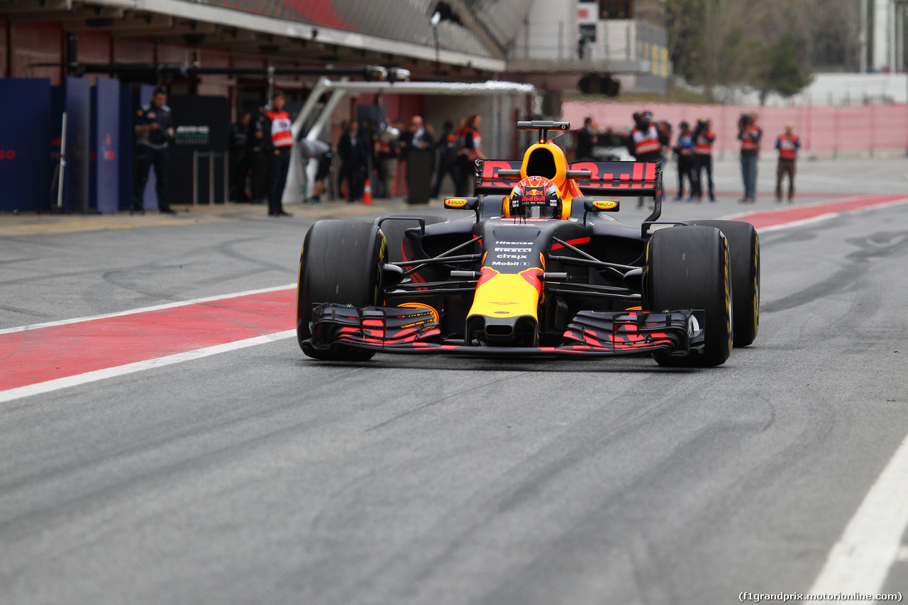 TEST F1 BARCELLONA 28 FEBBRAIO, 28.02.2017 - Max Verstappen (NED) Red Bull Racing RB13