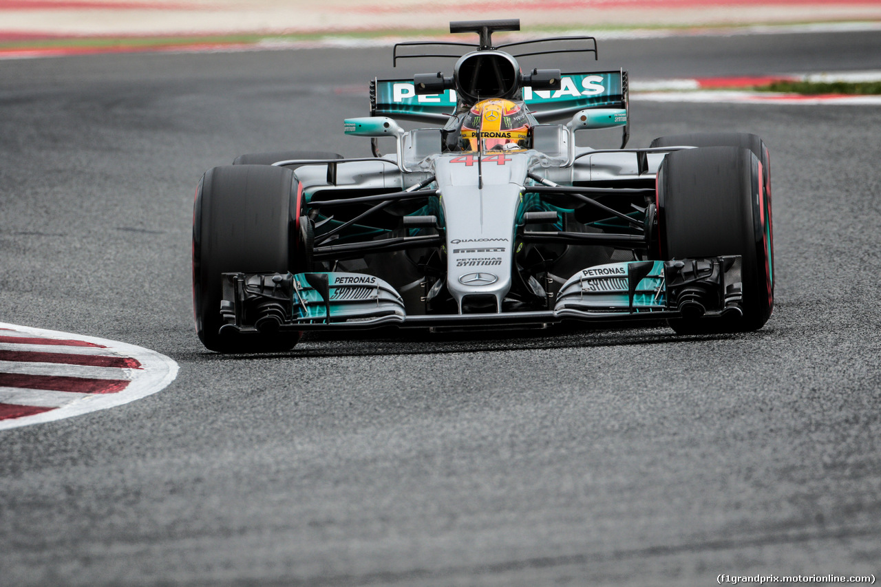 TEST F1 BARCELLONA 28 FEBBRAIO, Lewis Hamilton (GBR) Mercedes AMG F1 W08.
28.02.2017.