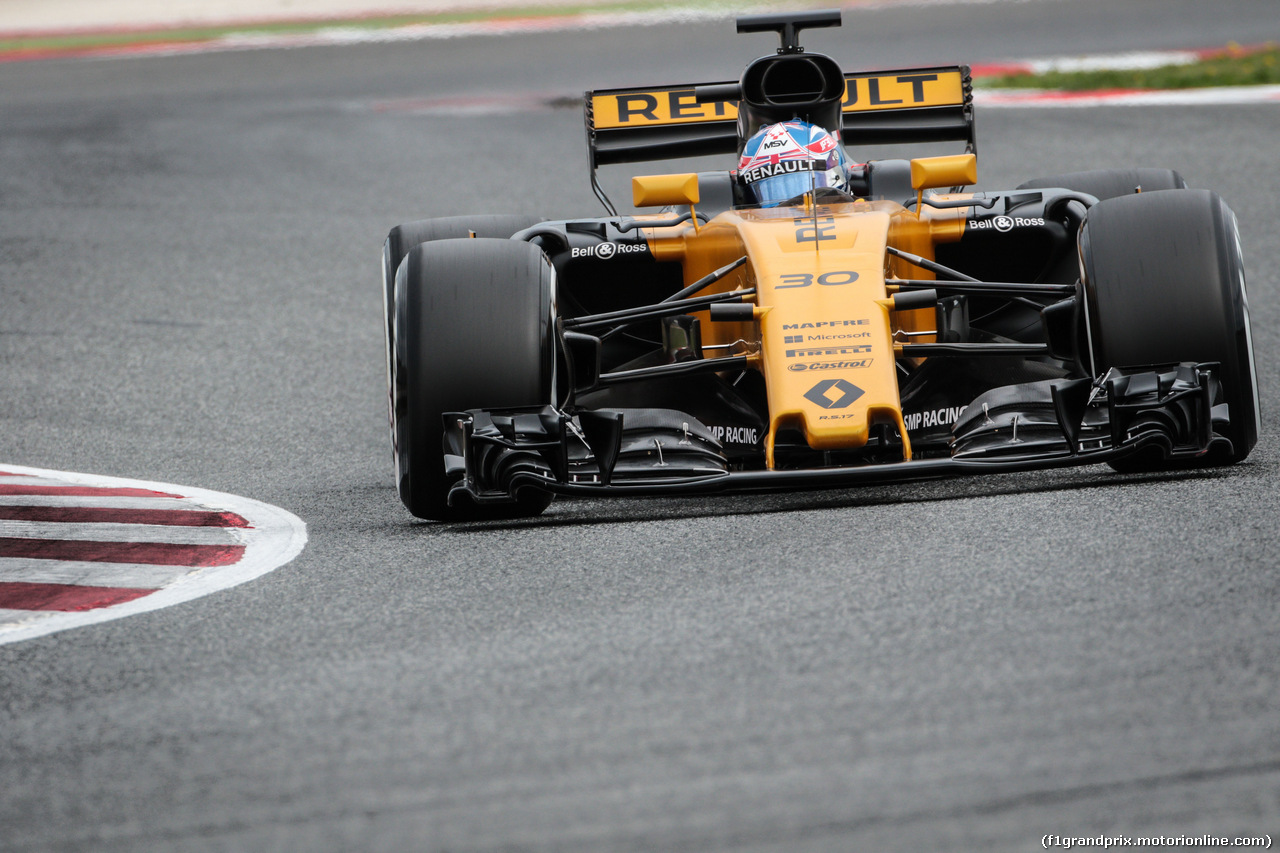 TEST F1 BARCELLONA 28 FEBBRAIO, Jolyon Palmer (GBR) Renault Sport F1 Team RS17.
28.02.2017.