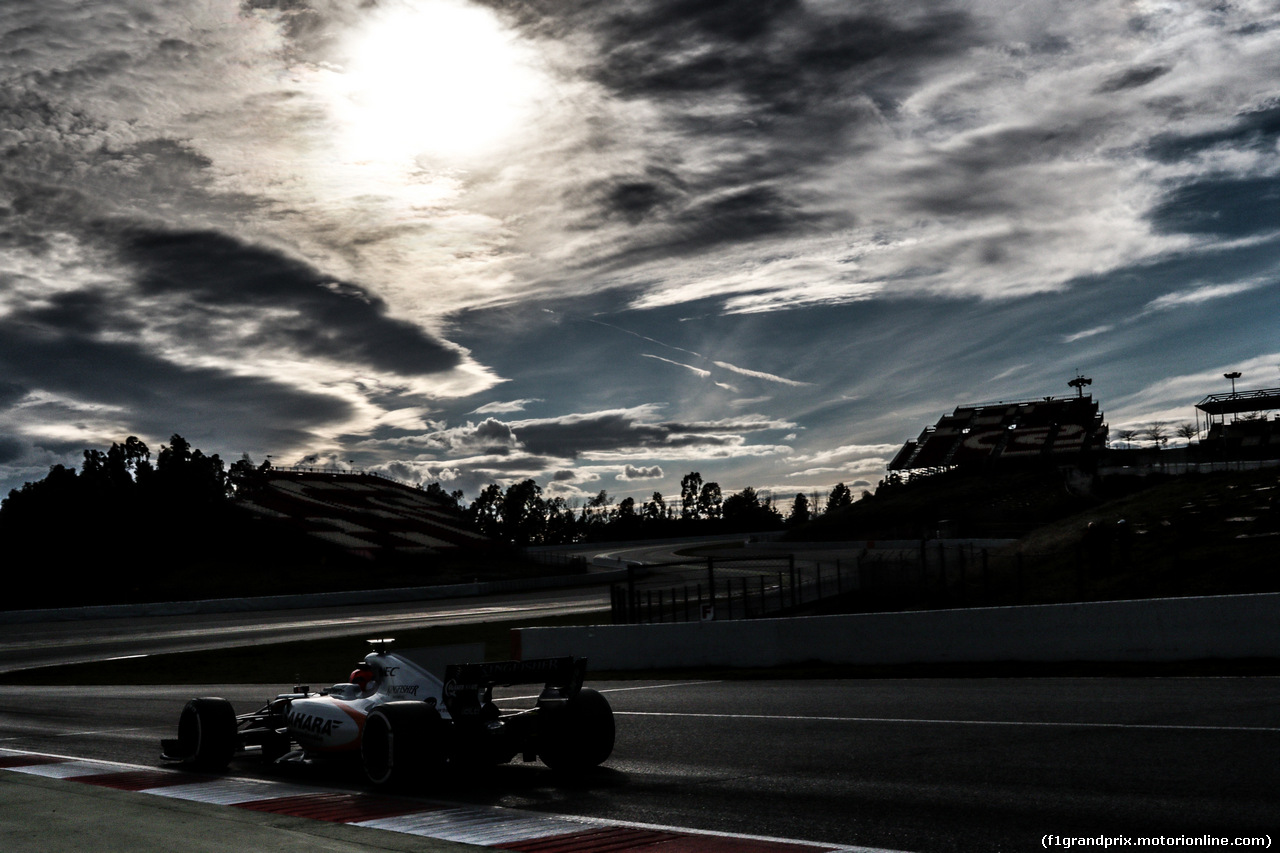TEST F1 BARCELLONA 28 FEBBRAIO, Sergio Perez (MEX) Sahara Force India F1 VJM10.
28.02.2017.