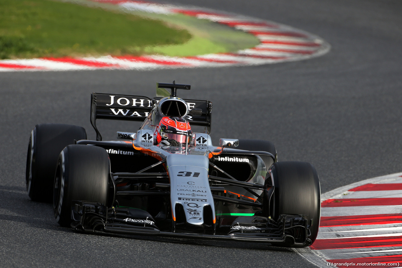 TEST F1 BARCELLONA 28 FEBBRAIO, Esteban Ocon (FRA) Force India F1 
28.02.2017.