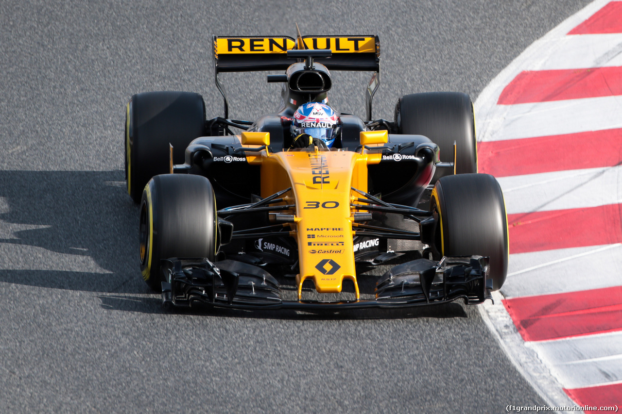 TEST F1 BARCELLONA 28 FEBBRAIO, Jolyon Palmer (GBR) Renault Sport F1 Team RS17.
28.02.2017.