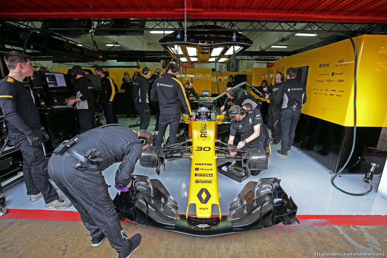 TEST F1 BARCELLONA 28 FEBBRAIO, Jolyon Palmer (GBR) Renault Sport F1 Team  
28.02.2017.