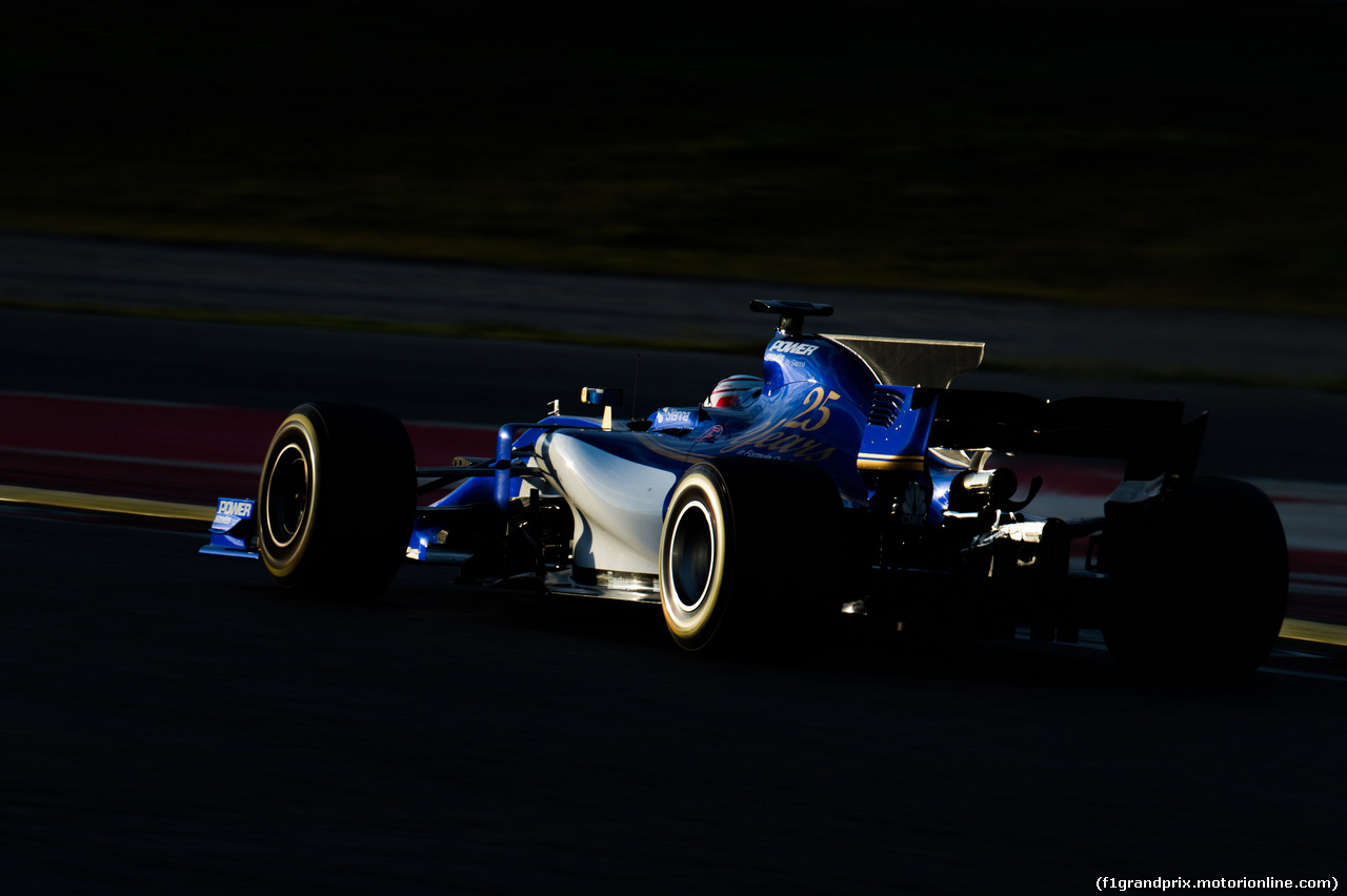 TEST F1 BARCELLONA 28 FEBBRAIO, Antonio Giovinazzi (ITA) Sauber C36.
28.02.2017.