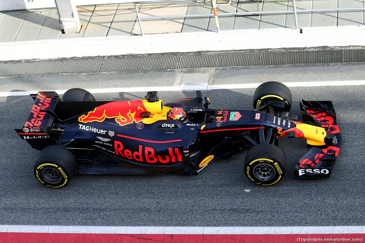 TEST F1 BARCELLONA 28 FEBBRAIO, Max Verstappen (NLD) Red Bull Racing RB13.
28.02.2017.