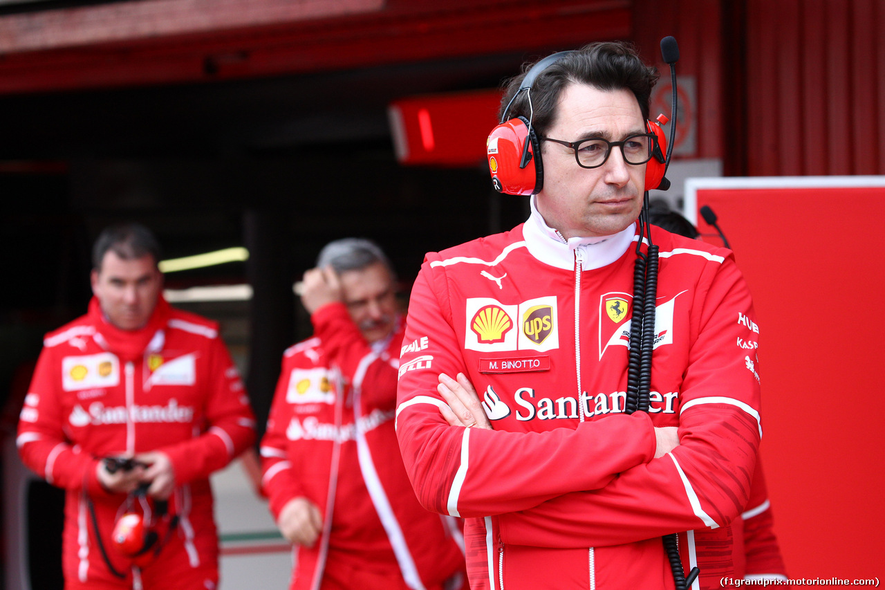 TEST F1 BARCELLONA 28 FEBBRAIO, 28.02.2017 - Mattia Binotto (ITA) Chief Technical Officer, Ferrari