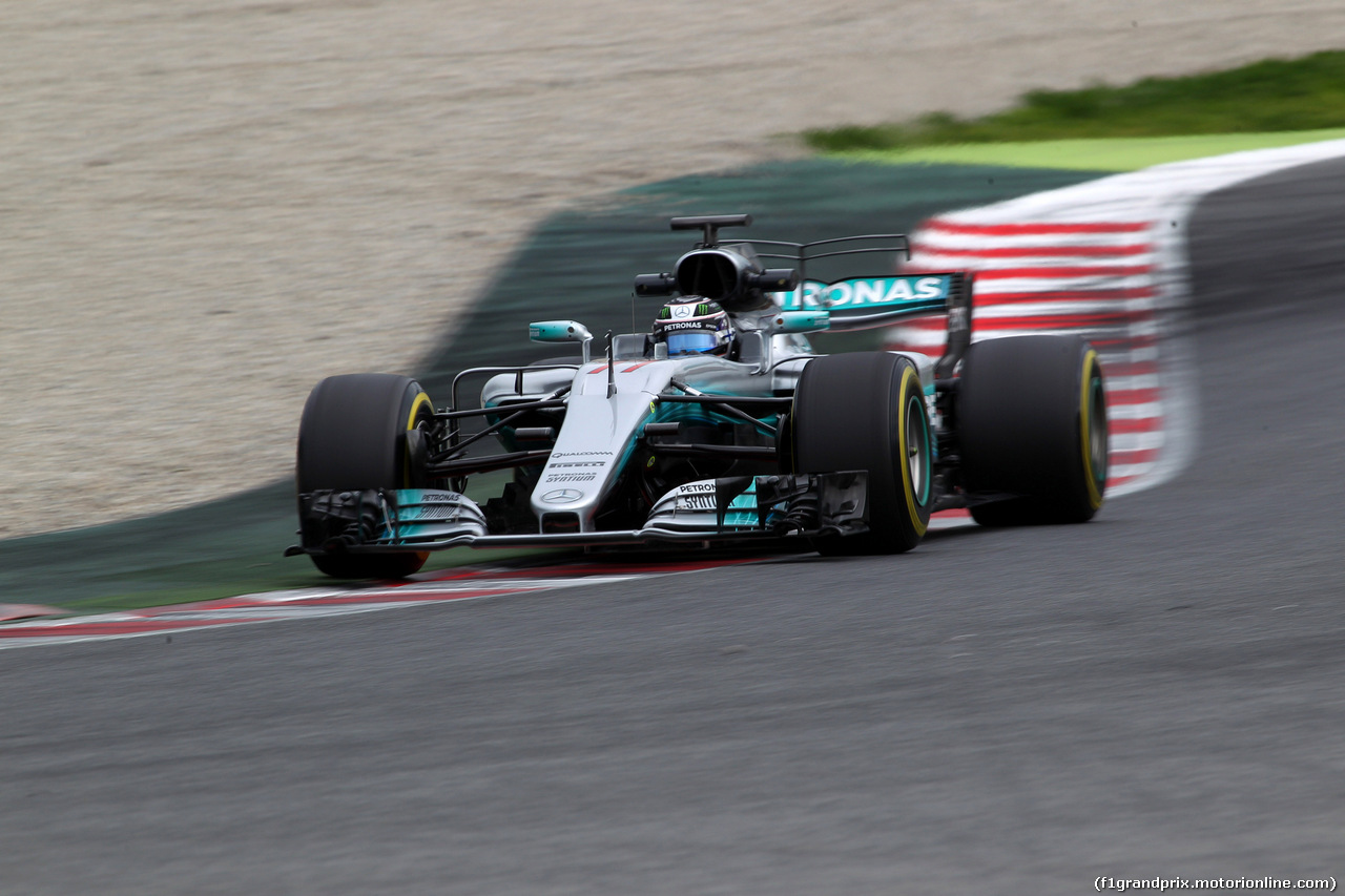 TEST F1 BARCELLONA 28 FEBBRAIO, 28.02.2017 - Valtteri Bottas (FIN) Mercedes AMG F1 W08