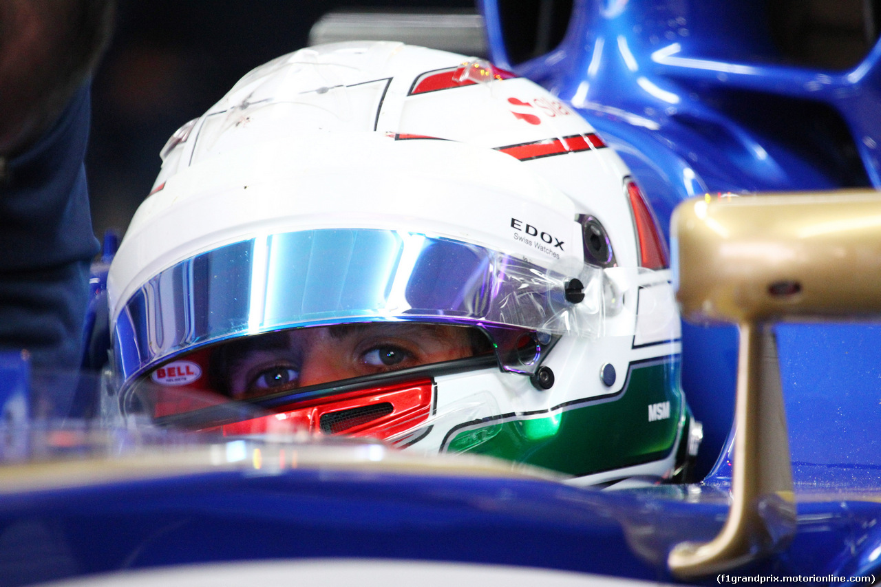 TEST F1 BARCELLONA 28 FEBBRAIO, 28.02.2017 - Antonio Giovinazzi (ITA) Sauber C36