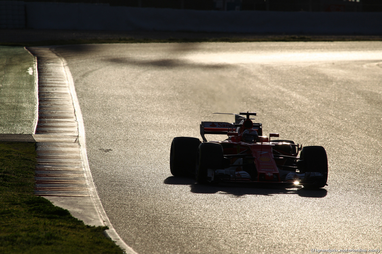 TEST F1 BARCELLONA 28 FEBBRAIO, 28.02.2017 - Kimi Raikkonen (FIN) Ferrari SF70H