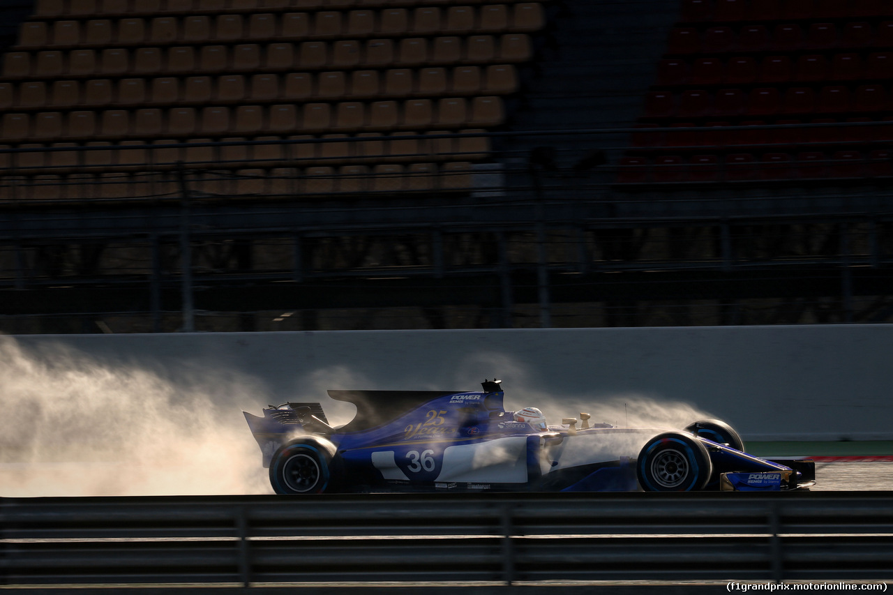 TEST F1 BARCELLONA 2 MARZO, Antonio Giovinazzi (ITA) Sauber C36.
02.03.2017.