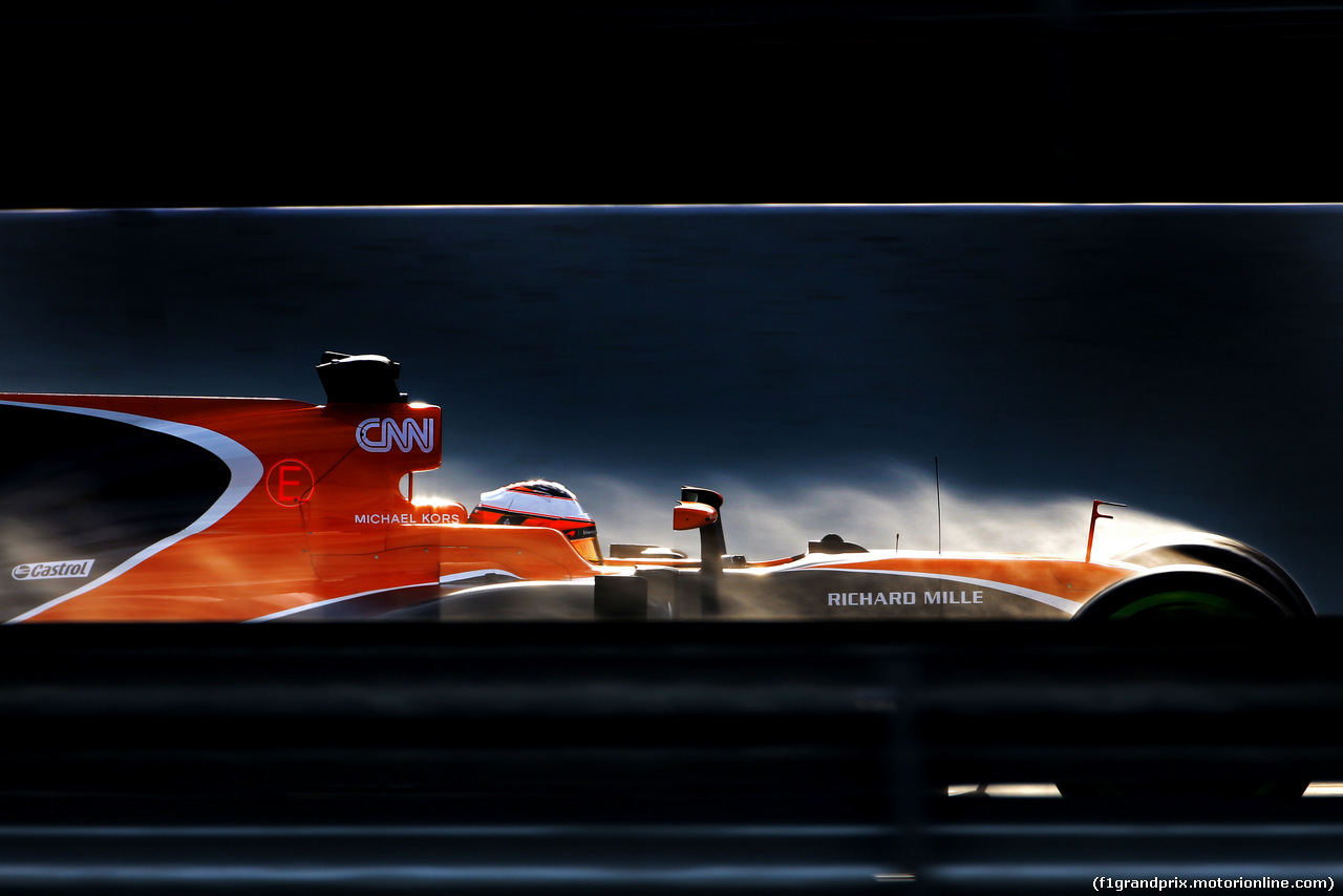 TEST F1 BARCELLONA 2 MARZO, Stoffel Vandoorne (BEL) McLaren F1 
02.03.2017.