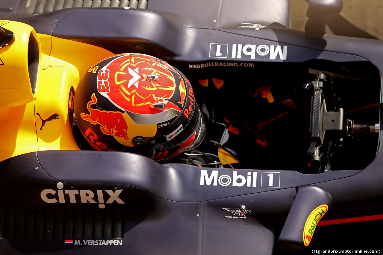 TEST F1 BARCELLONA 2 MARZO, Max Verstappen (NLD) Red Bull Racing 
02.03.2017.