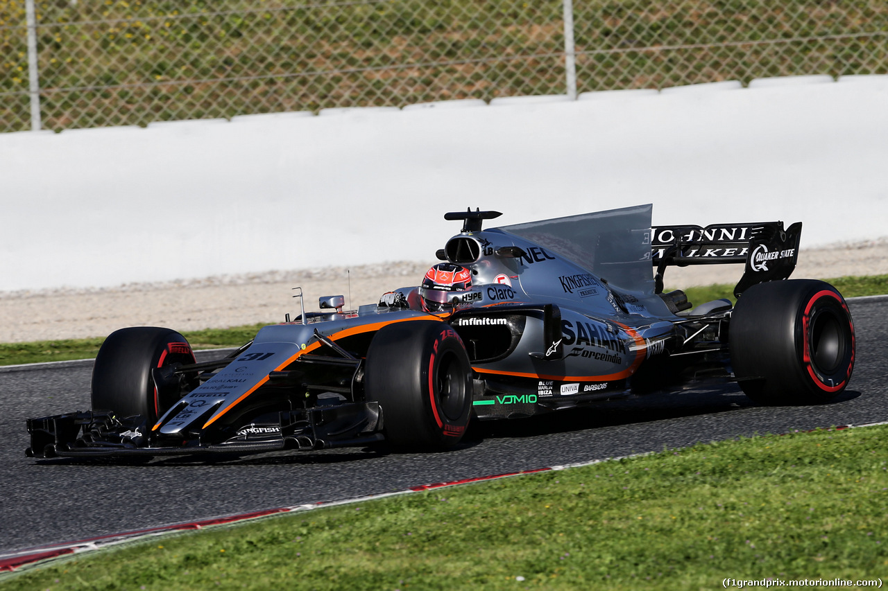 TEST F1 BARCELLONA 7 MARZO, Esteban Ocon (FRA) Sahara Force India F1 VJM10.
07.03.2017.