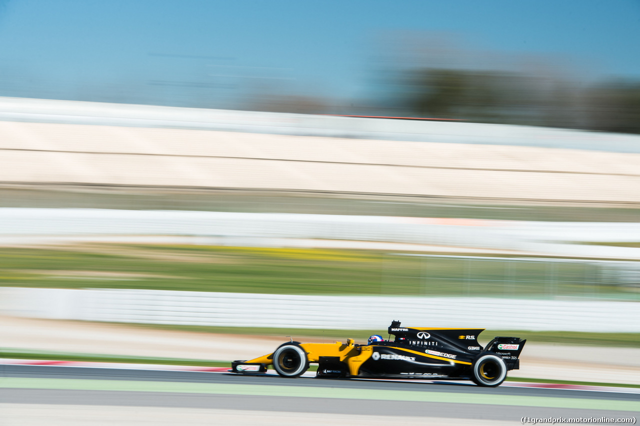 TEST F1 BARCELLONA 7 MARZO, Jolyon Palmer (GBR) Renault Sport F1 Team RS17.
07.03.2017.