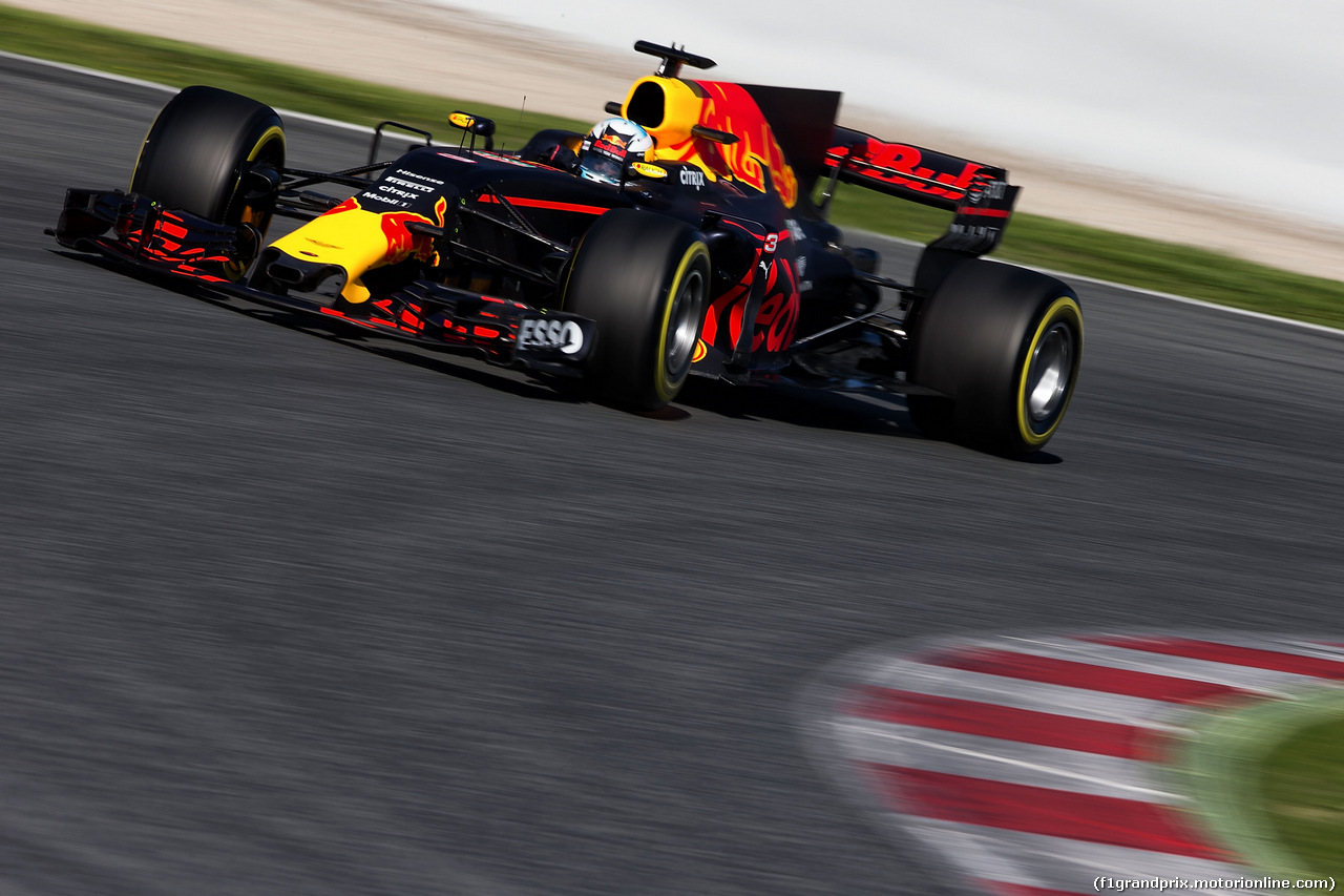 TEST F1 BARCELLONA 7 MARZO, Daniel Ricciardo (AUS) Red Bull Racing RB13.
07.03.2017.