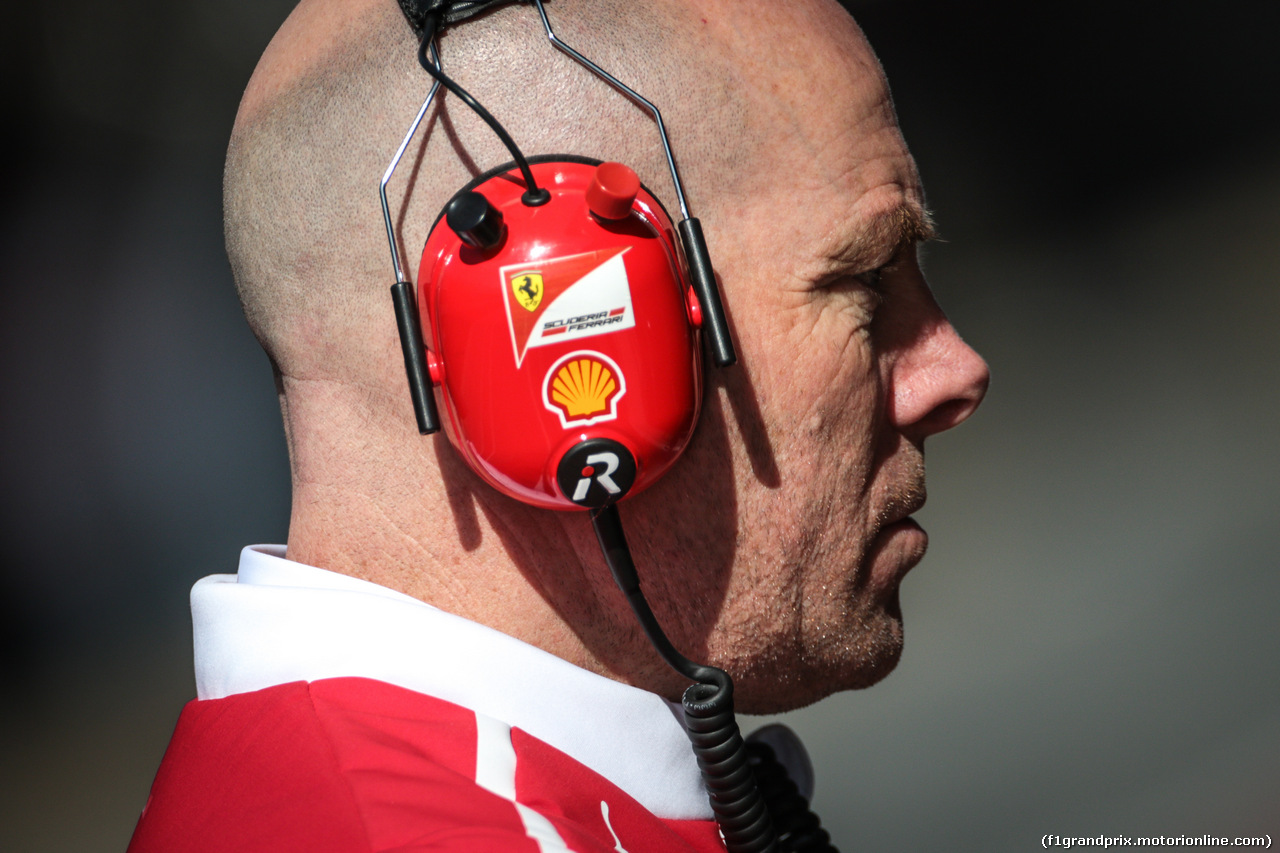 TEST F1 BARCELLONA 7 MARZO, Jock Clear (GBR) Ferrari Engineering Director 
07.03.2017.