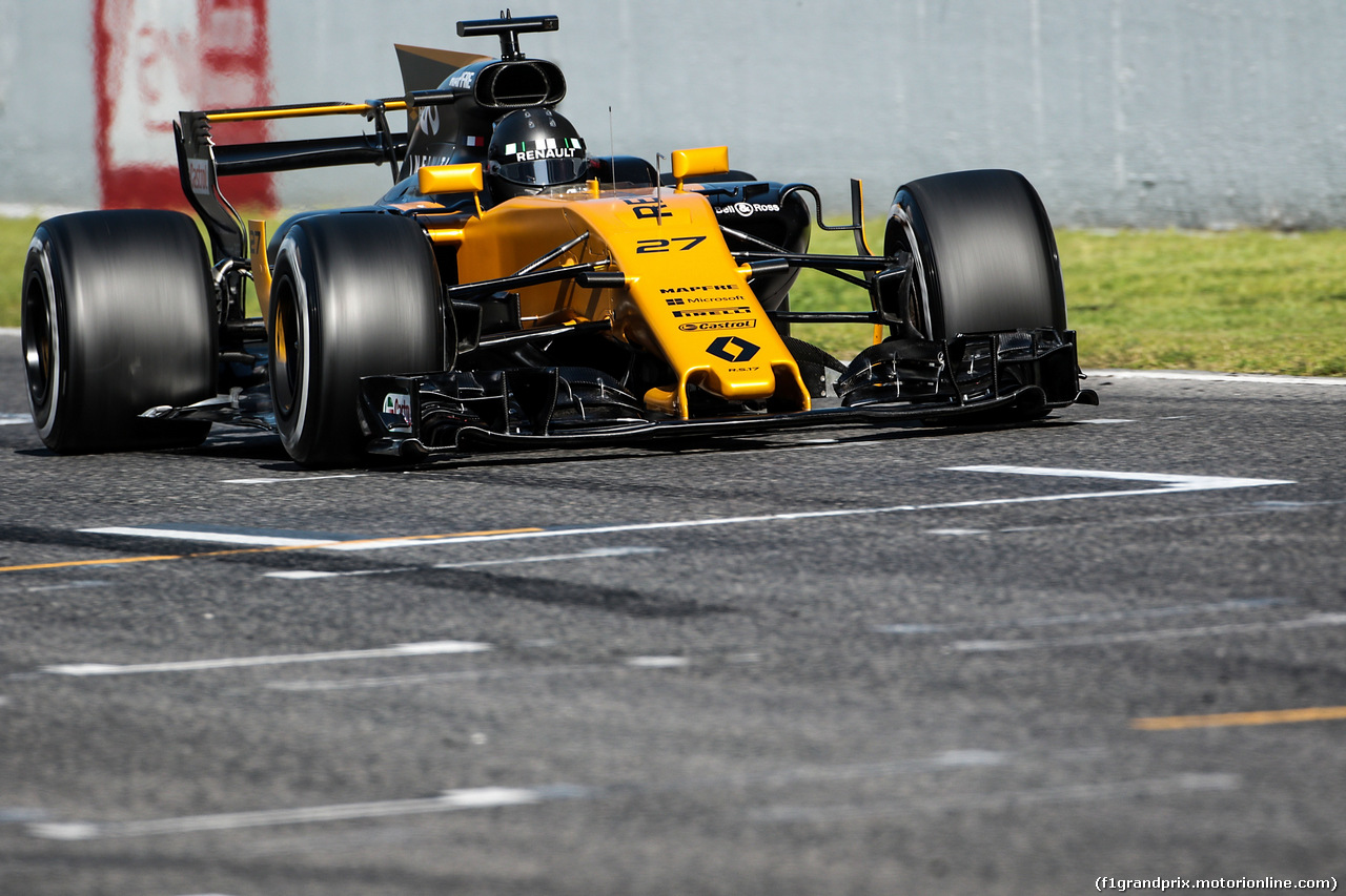 TEST F1 BARCELLONA 7 MARZO, Nico Hulkenberg (GER) Renault Sport F1 Team RS17.
07.03.2017.