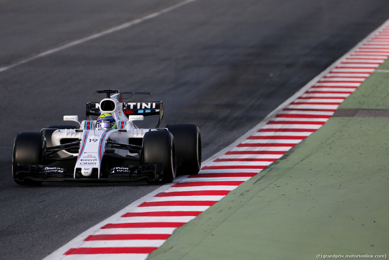 TEST F1 BARCELLONA 7 MARZO, Felipe Massa (BRA) Williams F1 Team 
07.03.2017.