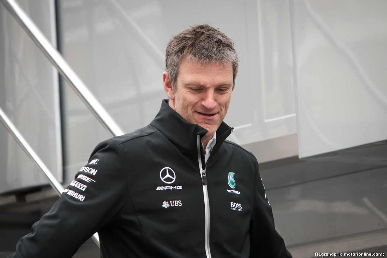 TEST F1 BARCELLONA 8 MARZO, James Allison (GBR) Mercedes AMG F1 Technical Director.
08.03.2017.