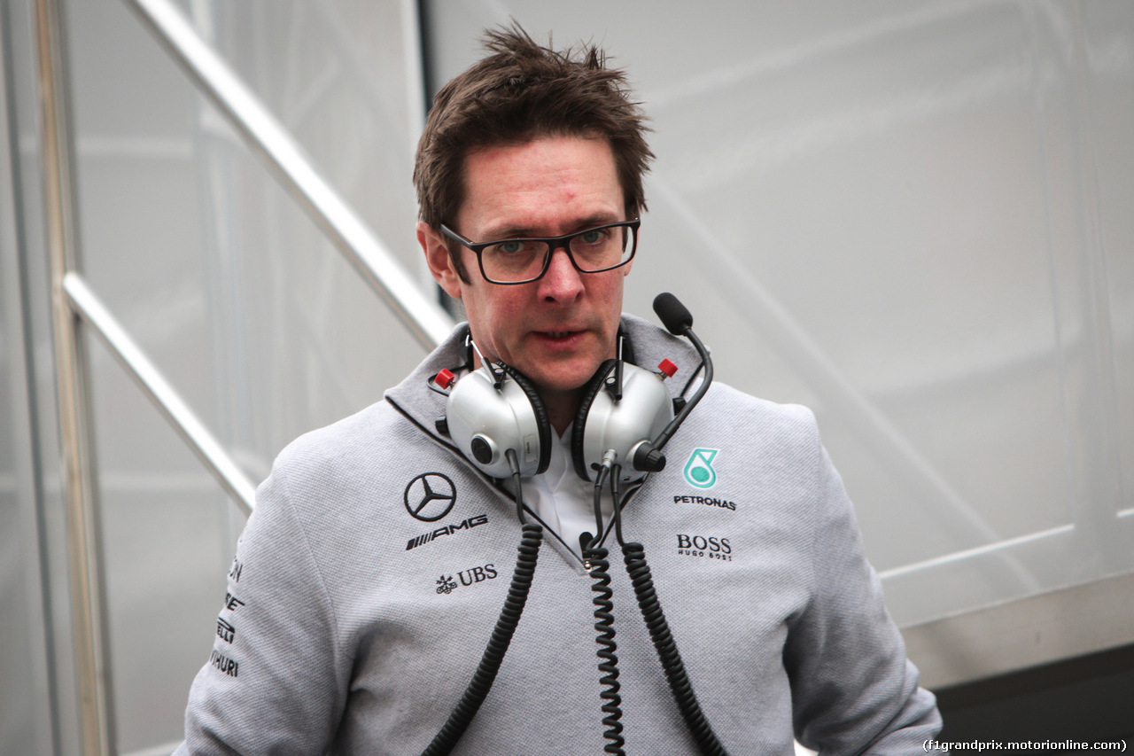 TEST F1 BARCELLONA 8 MARZO, Andrew Shovlin (GBR) Mercedes AMG F1 Engineer.
08.03.2017.