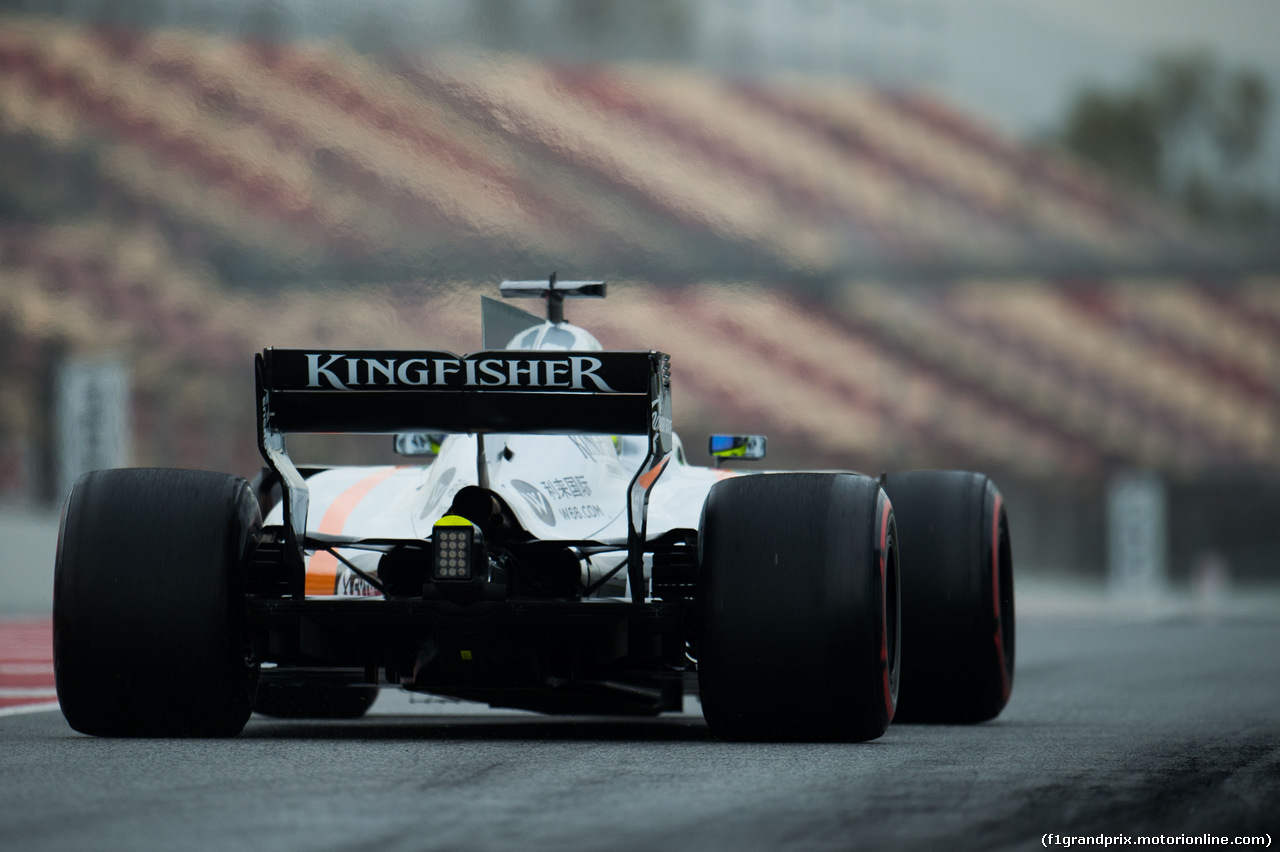 TEST F1 BARCELLONA 8 MARZO, Sergio Perez (MEX) Sahara Force India F1 VJM10.
08.03.2017.