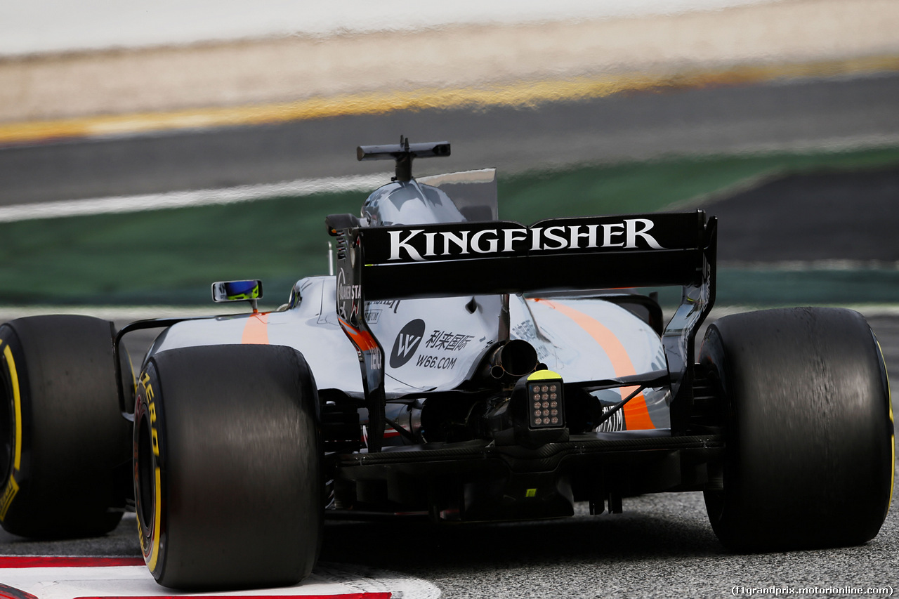 TEST F1 BARCELLONA 8 MARZO, Sergio Perez (MEX) Sahara Force India F1 VJM10.
08.03.2017.