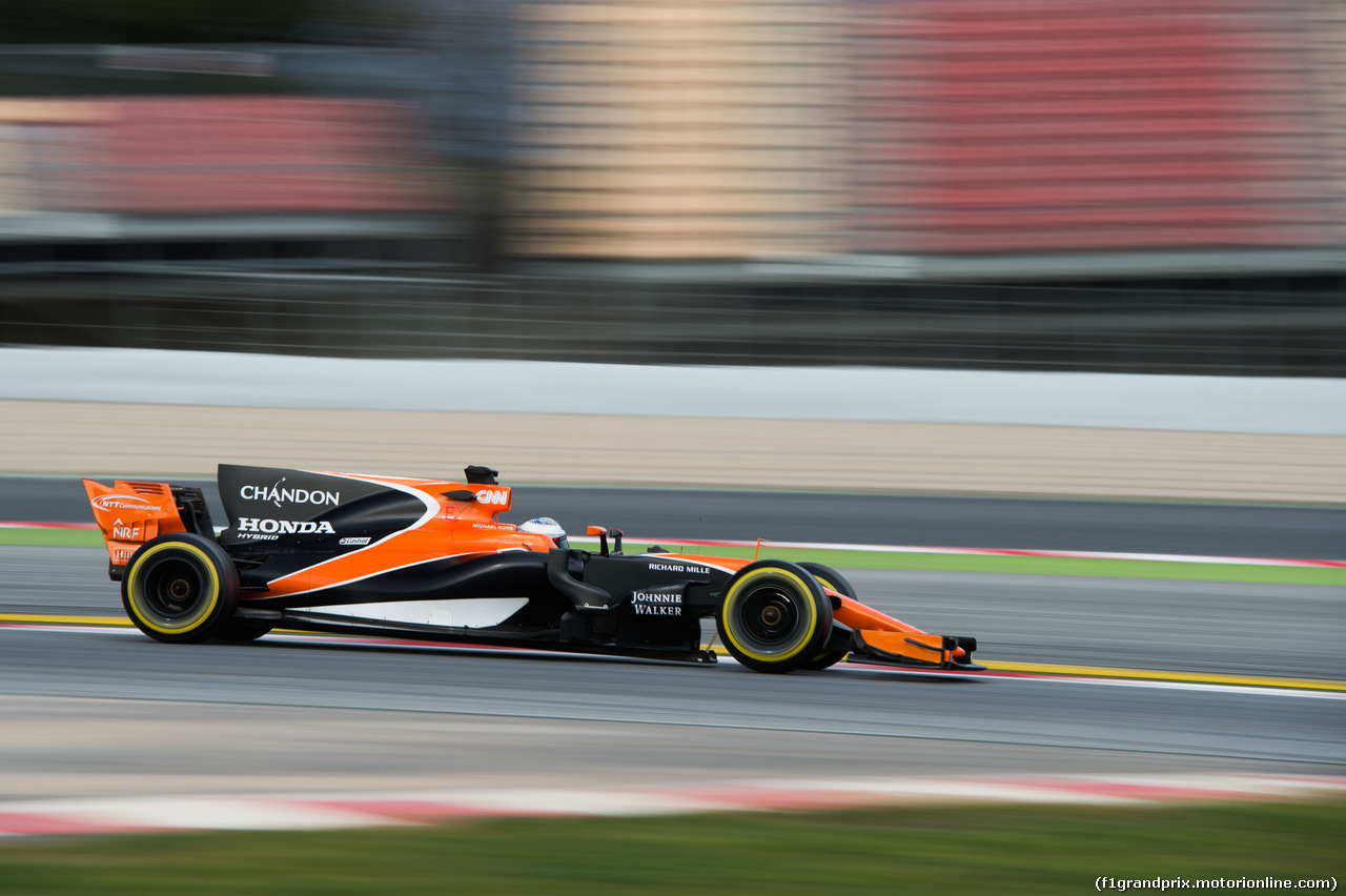 TEST F1 BARCELLONA 8 MARZO, Fernando Alonso (ESP) McLaren MCL32.
08.03.2017.