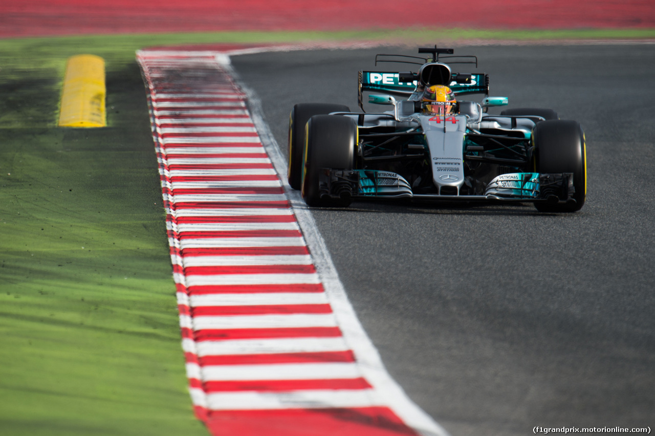 TEST F1 BARCELLONA 8 MARZO, Lewis Hamilton (GBR) Mercedes AMG F1 W08.
08.03.2017.