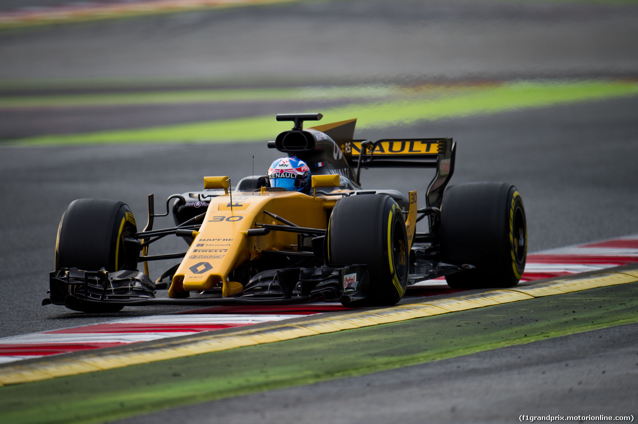 TEST F1 BARCELLONA 8 MARZO, Jolyon Palmer (GBR) Renault Sport F1 Team RS17.
08.03.2017.