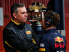 TEST F1 BARCELLONA 8 MARZO, (L to R): Mario Isola (ITA) Pirelli Racing Manager with Christian Horner (GBR) Red Bull Racing Team Principal.
08.03.2017.