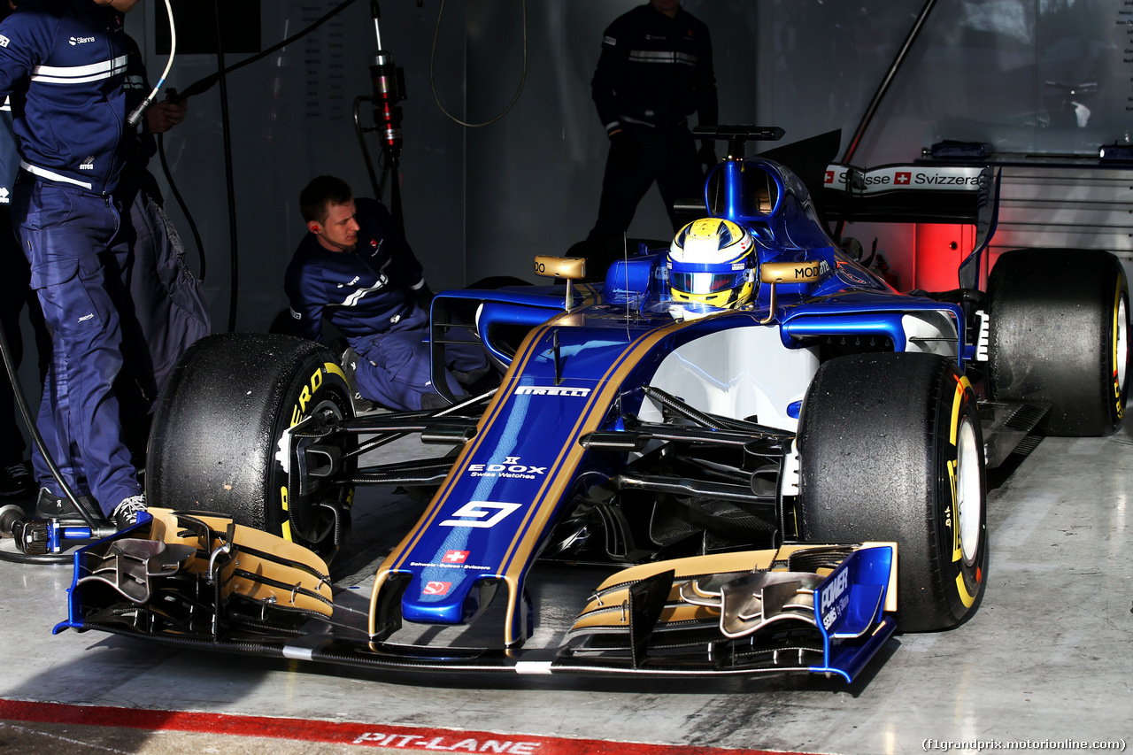TEST F1 BARCELLONA 9 MARZO, Marcus Ericsson (SWE) Sauber C36.
09.03.2017.