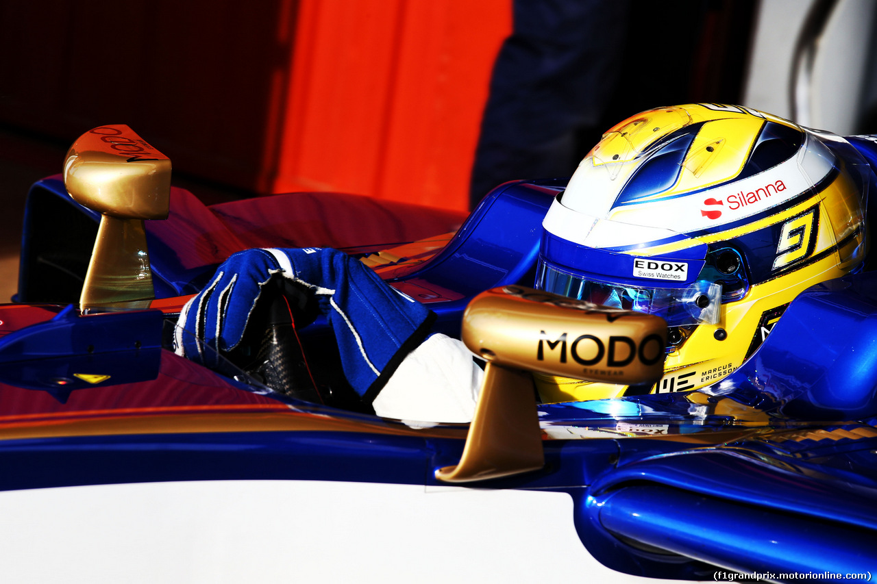 TEST F1 BARCELLONA 9 MARZO, Marcus Ericsson (SWE) Sauber C36.
09.03.2017.