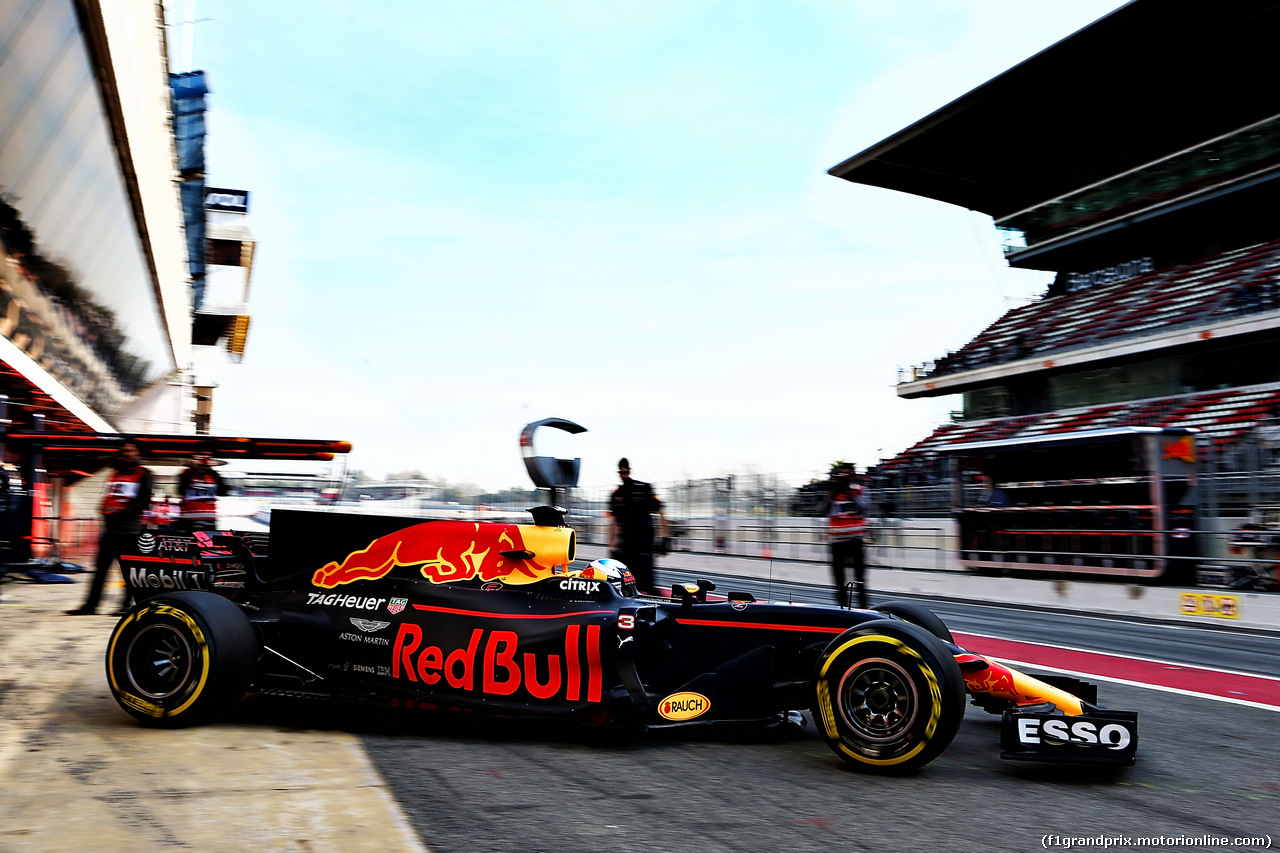 TEST F1 BARCELLONA 9 MARZO, Daniel Ricciardo (AUS) Red Bull Racing RB13.
09.03.2017.