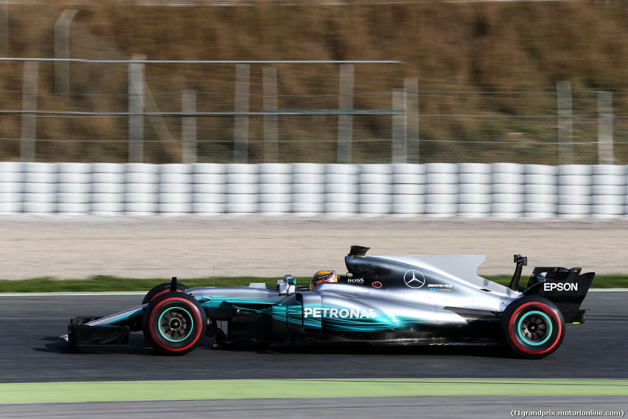 TEST F1 BARCELLONA 9 MARZO, Lewis Hamilton (GBR) Mercedes AMG F1 W08.
09.03.2017.