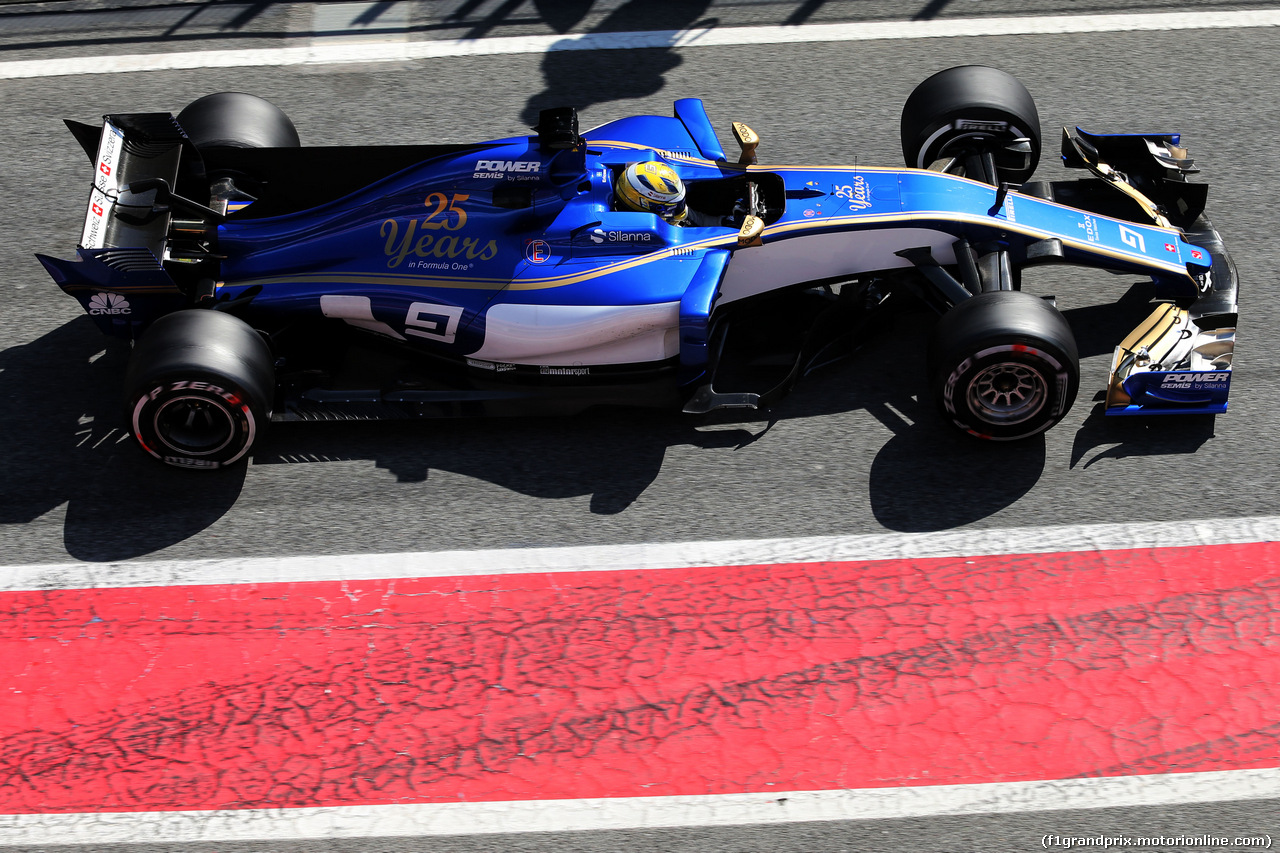 TEST F1 BARCELLONA 9 MARZO, Marcus Ericsson (SWE) Sauber C36.
09.03.2017.