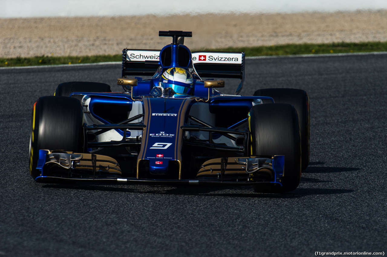 TEST F1 BARCELLONA 9 MARZO, Marcus Ericsson (SWE) Sauber C36.
09.03.2017.