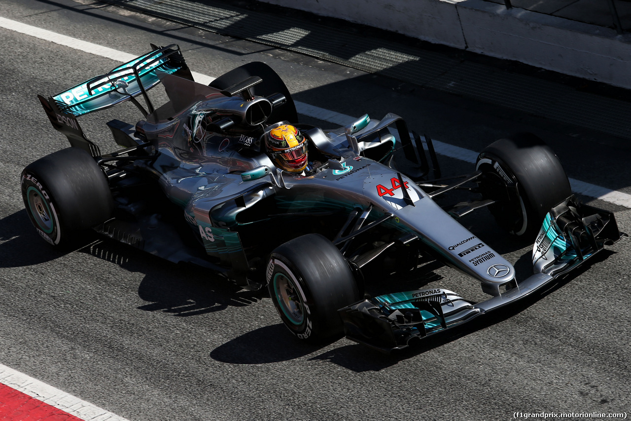 TEST F1 BARCELLONA 9 MARZO, Lewis Hamilton (GBR) Mercedes AMG F1 W08.
09.03.2017.
