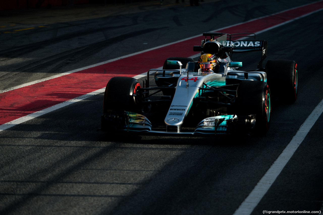 TEST F1 BARCELLONA 9 MARZO, Lewis Hamilton (GBR) Mercedes AMG F1 W08.
09.03.2017.