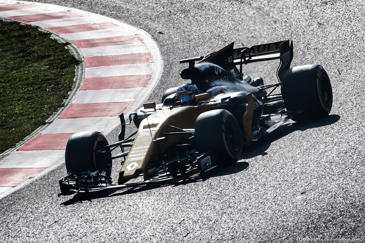 TEST F1 BARCELLONA 9 MARZO, Jolyon Palmer (GBR) Renault Sport F1 Team RS17.
09.03.2017.