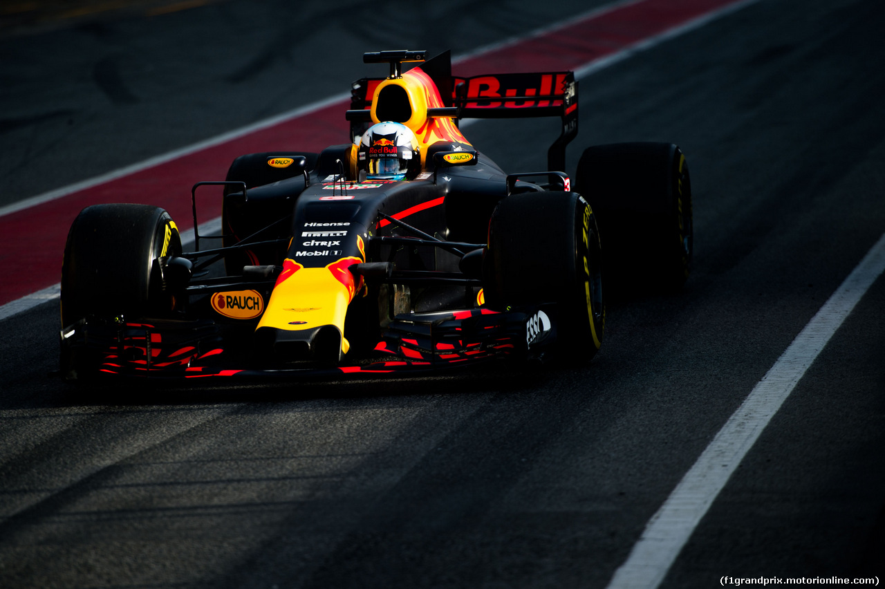 TEST F1 BARCELLONA 9 MARZO, Daniel Ricciardo (AUS) Red Bull Racing RB13.
09.03.2017.