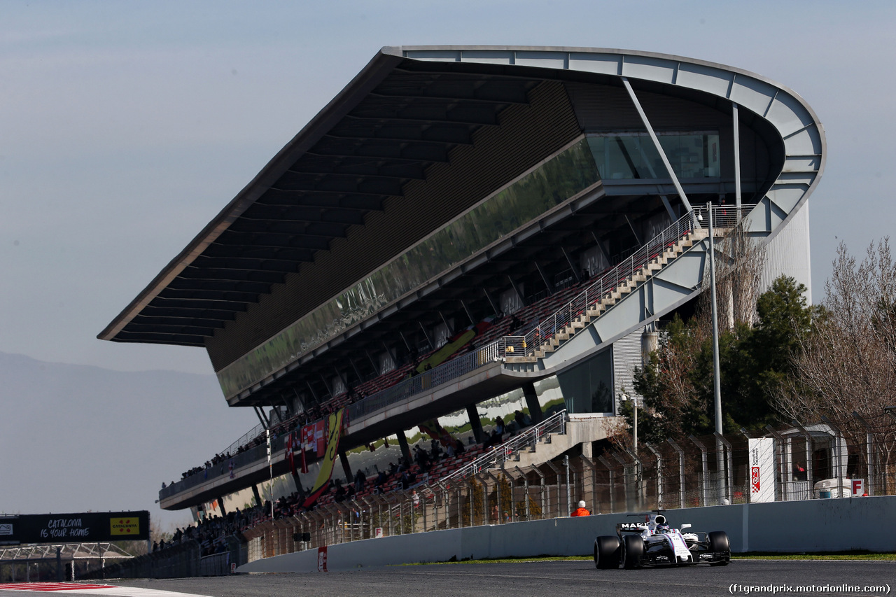 TEST F1 BARCELLONA 9 MARZO, Lance Stroll (CDN) Williams FW40.
09.03.2017.