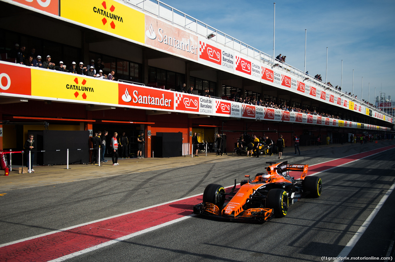 TEST F1 BARCELLONA 9 MARZO, Stoffel Vandoorne (BEL) McLaren MCL32.
09.03.2017.