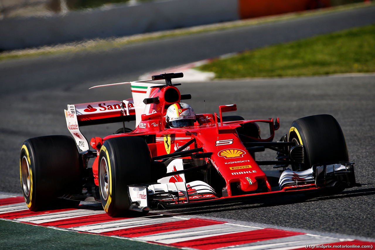 TEST F1 BARCELLONA 9 MARZO, Sebastian Vettel (GER) Ferrari SF70H.
09.03.2017.
