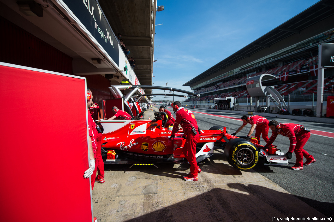 TEST F1 BARCELLONA 9 MARZO, Sebastian Vettel (GER) Ferrari SF70H.
09.03.2017.