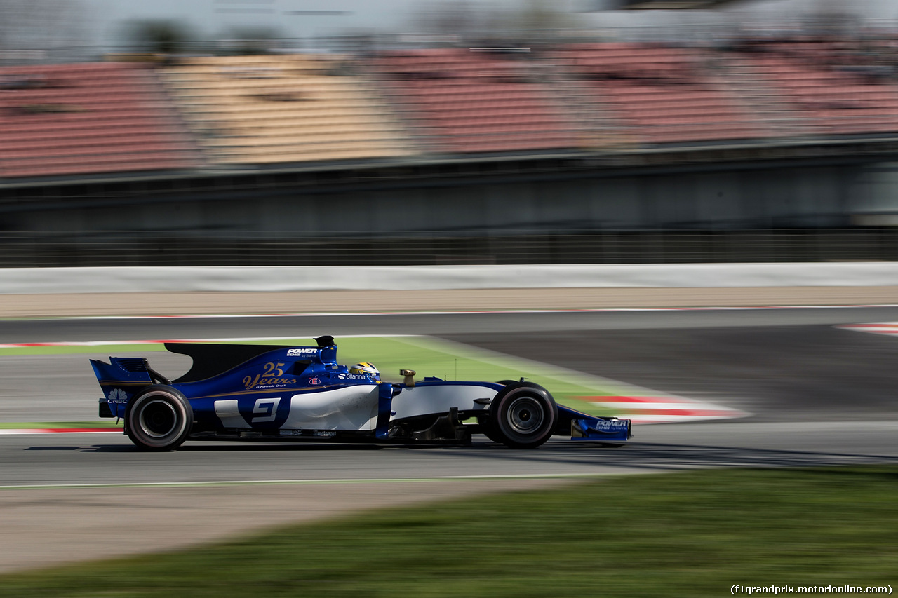 TEST F1 BARCELLONA 9 MARZO, Marcus Ericsson (SWE) Sauber C36.
09.03.2017.