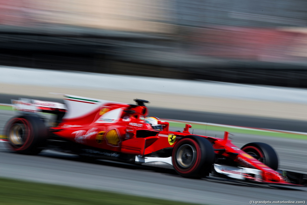TEST F1 BARCELLONA 9 MARZO, Sebastian Vettel (GER) Ferrari SF70H.
09.03.2017.