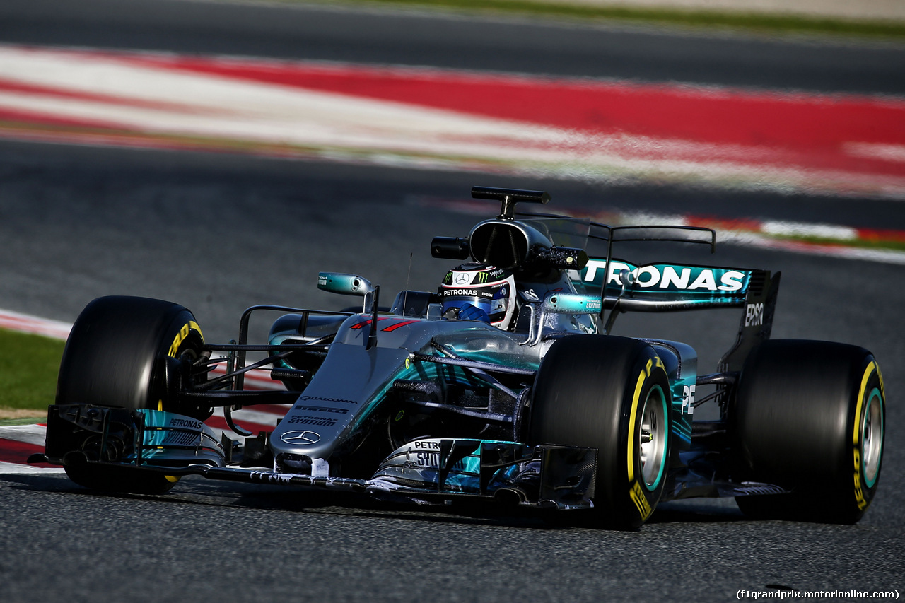TEST F1 BARCELLONA 9 MARZO, Valtteri Bottas (FIN) Mercedes AMG F1 W08.
09.03.2017.