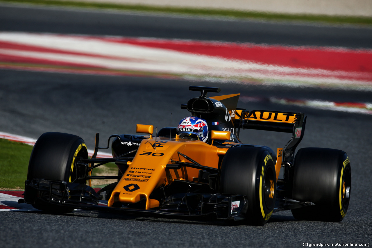 TEST F1 BARCELLONA 9 MARZO, Jolyon Palmer (GBR) Renault Sport F1 Team RS17.
09.03.2017.